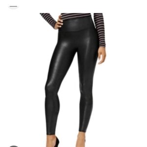 SPANX Faux Black‎ High-Waist Leggings
